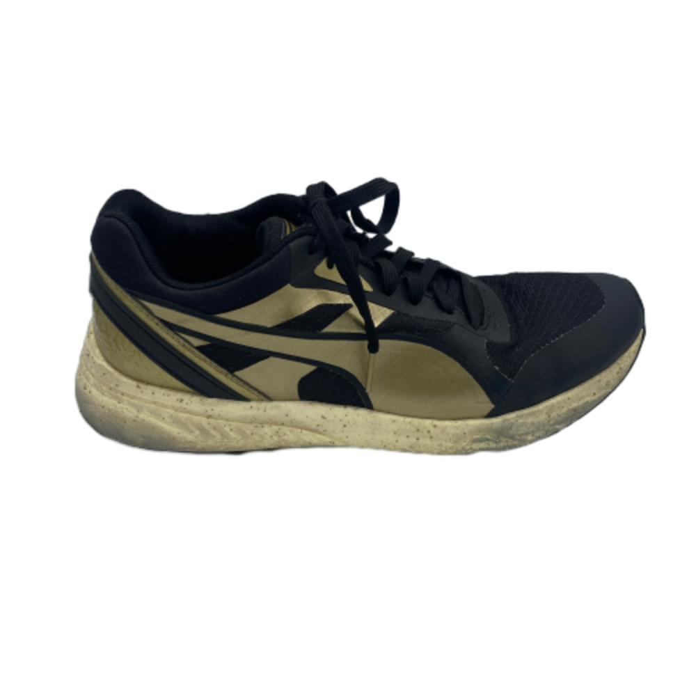 Puma 698 Ignite 36108601 Womens 9.5 Running Shoes Black Lace Up Athletic Sneaker